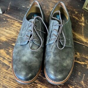 St. John's Bay Gray Leather Men's Oxfords